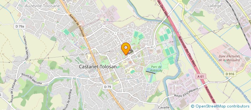 localisation de l'entreprise MADAME CAMILLE DUFOURNEAUD à CASTANET-TOLOSAN