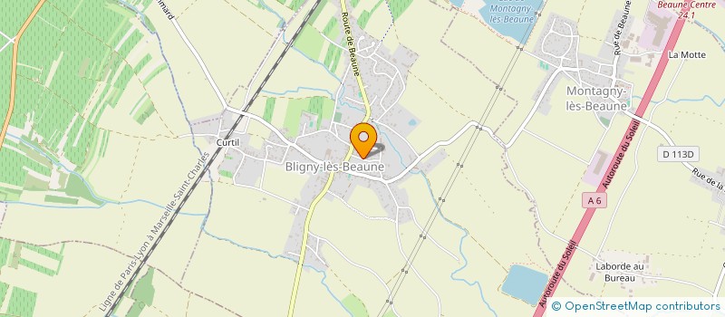 localisation de l'entreprise MADAME CAMILLE DUGOURD  BLIGNY-LES-BEAUNE