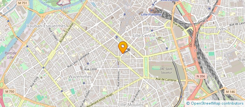 localisation de l'entreprise MADAME CAMILLE DUMAIN à LILLE