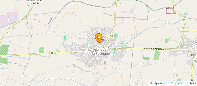 localisation de l'entreprise MADAME CAMILLE DUMAS  VILLELONGUE-DE-LA-SALANQUE