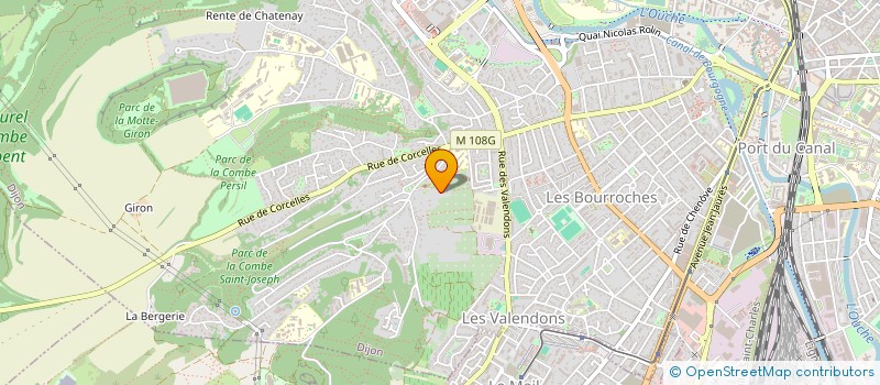 localisation de l'entreprise MADAME CAMILLE DUMEIX  DIJON