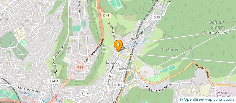 localisation de l'entreprise MADAME CAMILLE DUMENIL  DARNETAL