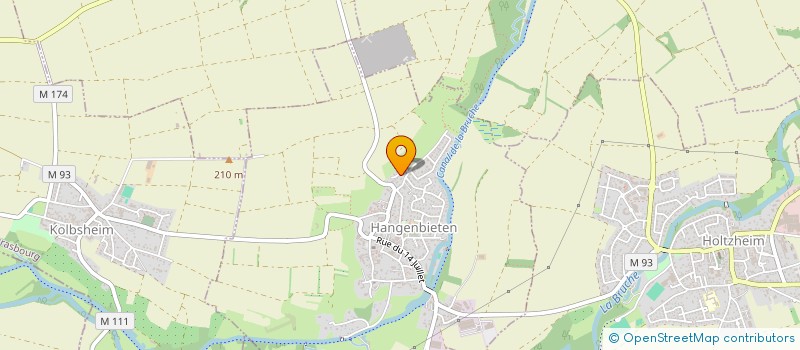 localisation de l'entreprise MADAME CAMILLE DUPONT  HANGENBIETEN