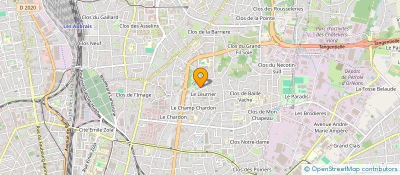 localisation de l'entreprise MADAME CAMILLE DURAND à ORLEANS
