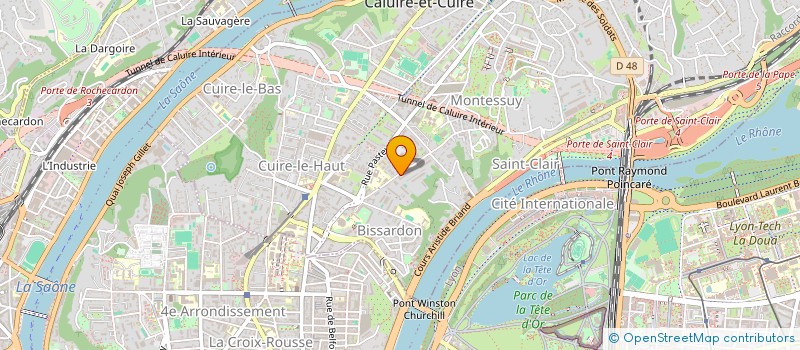 localisation de l'entreprise MADAME CAMILLE DURAND  CALUIRE-ET-CUIRE