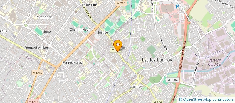 localisation de l'entreprise MADAME CAMILLE DURAND  LYS-LEZ-LANNOY