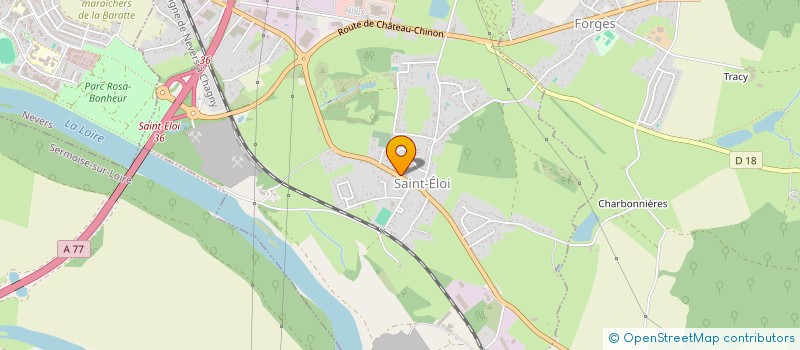 localisation de l'entreprise MADAME CAMILLE DURET  SAINT-ELOI