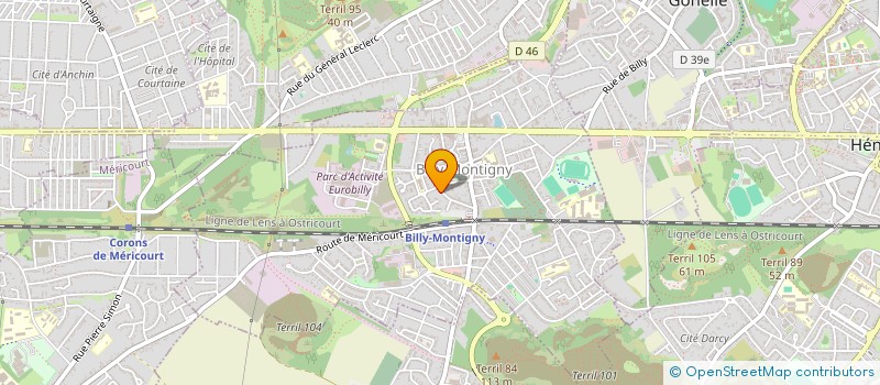 localisation de l'entreprise MADAME CAMILLE DYCKE à BILLY-MONTIGNY
