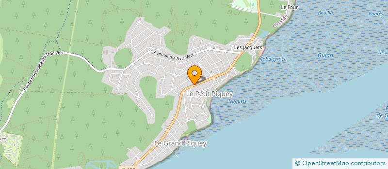 localisation de l'entreprise MADAME CAMILLE EGRETEAUD  LEGE-CAP-FERRET