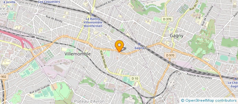 localisation de l'entreprise MADAME CAMILLE ESNEE à VILLEMOMBLE