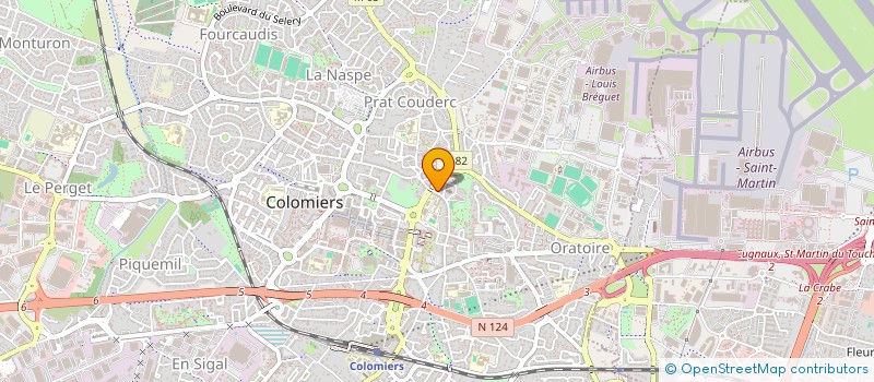 localisation de l'entreprise MADAME CAMILLE ESPAGNO à COLOMIERS