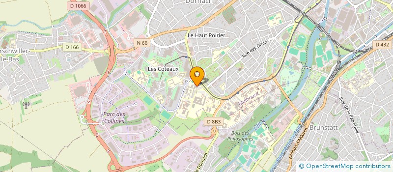 localisation de l'entreprise MADAME CAMILLE ETHEVE  MULHOUSE