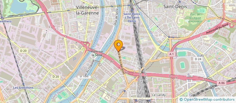 localisation de l'entreprise MADAME CAMILLE ETIENNE à SAINT-DENIS