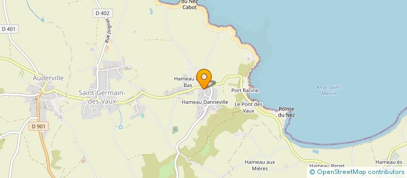 localisation de l'entreprise MADAME CAMILLE EUSTACE  LA HAGUE