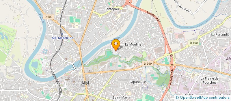 localisation de l'entreprise MADAME CAMILLE EYCHENNE  ALBI