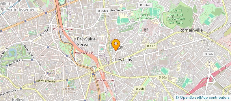 localisation de l'entreprise MADAME CAMILLE FALQUE-PIERROTIN à LES LILAS