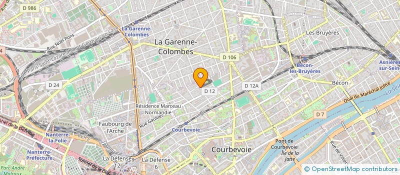 localisation de l'entreprise MADAME CAMILLE FARCIGNY à COURBEVOIE