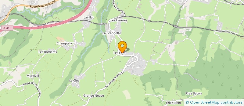 localisation de l'entreprise MADAME CAMILLE FERAILLE  LA ROCHE-SUR-FORON