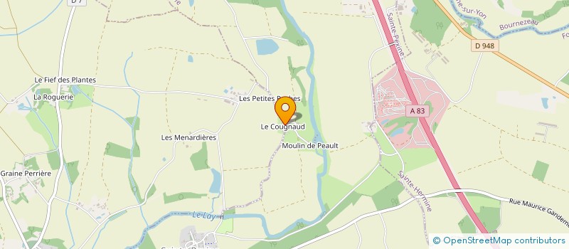 localisation de l'entreprise MADAME CAMILLE FERCHAUD  MOUTIERS-SUR-LE-LAY