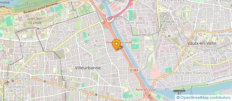 localisation de l'entreprise MADAME CAMILLE FERNANDES  VILLEURBANNE