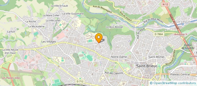 localisation de l'entreprise MADAME CAMILLE FERNIQUE à SAINT-BRIEUC