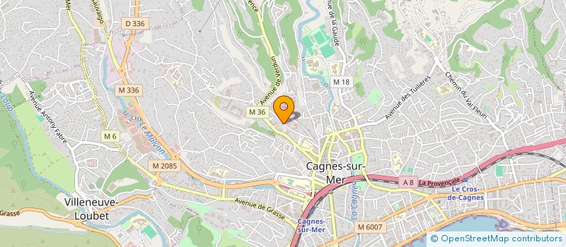 localisation de l'entreprise MADAME CAMILLE FERRANTE à CAGNES-SUR-MER