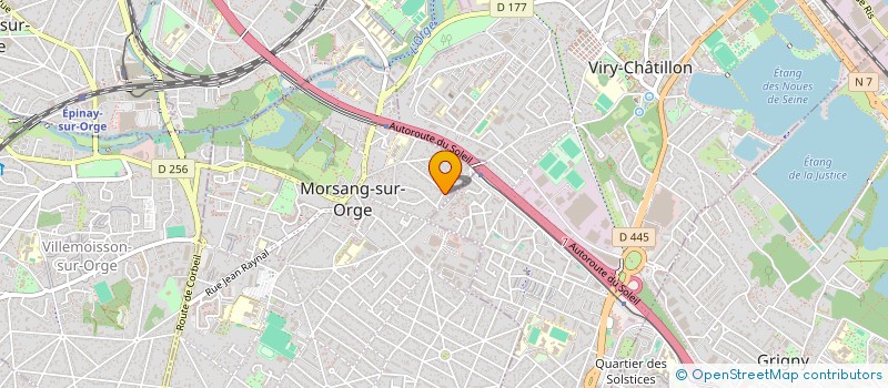 localisation de l'entreprise MADAME CAMILLE FERRARIS  MORSANG-SUR-ORGE