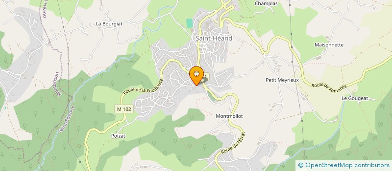 localisation de l'entreprise MADAME CAMILLE FERRIOL  SAINT-GALMIER