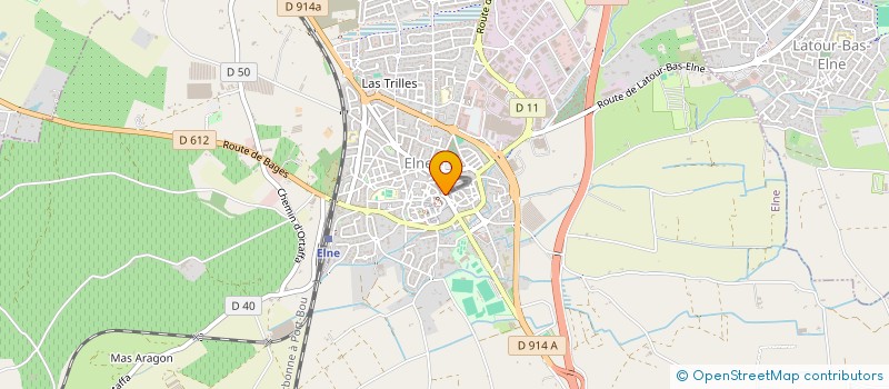 localisation de l'entreprise MADAME CAMILLE FERRY  ELNE