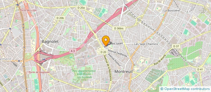 localisation de l'entreprise MADAME CAMILLE FERRY à MONTREUIL