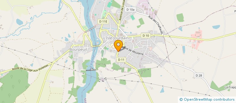 localisation de l'entreprise MADAME CAMILLE FERTE  L'ISLE-JOURDAIN