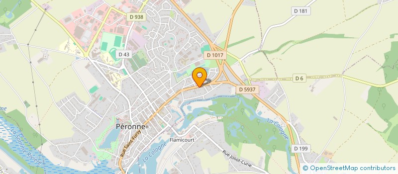 localisation de l'entreprise MADAME CAMILLE FLAMBRY  PERONNE