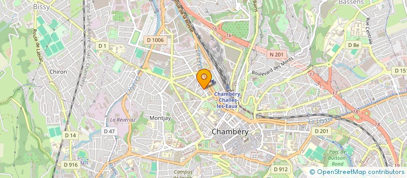 localisation de l'entreprise MADAME CAMILLE FOLLAIN  CHAMBERY