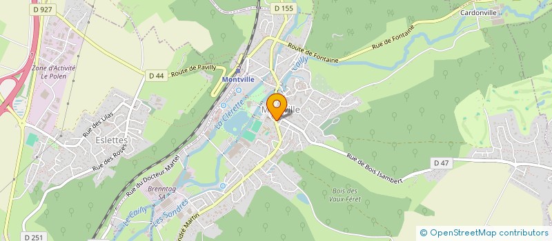 localisation de l'entreprise MADAME CAMILLE FONTAINE à MONTVILLE