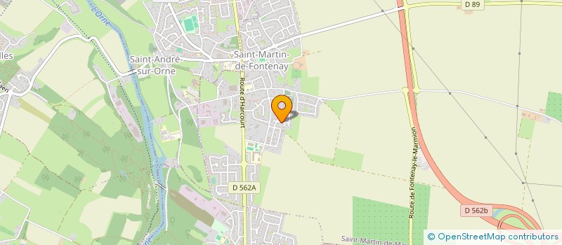 localisation de l'entreprise MADAME CAMILLE FORMET à SAINT-MARTIN-DE-FONTENAY