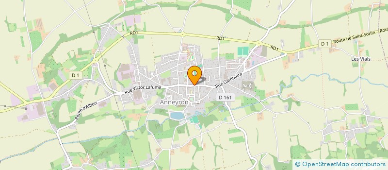 localisation de l'entreprise MADAME CAMILLE FORNAIO  ANNEYRON