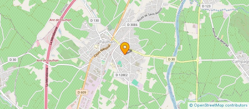 localisation de l'entreprise MADAME CAMILLE FOUCHOU LAPEYRADE  AUMELAS