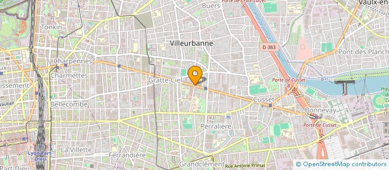 localisation de l'entreprise MADAME CAMILLE FOURCIN  VILLEURBANNE