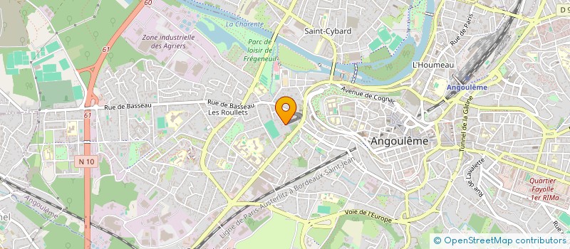 localisation de l'entreprise MADAME CAMILLE FOURNIE à ANGOULEME