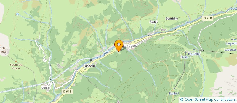 localisation de l'entreprise MADAME CAMILLE FOURTINE  BAREGES