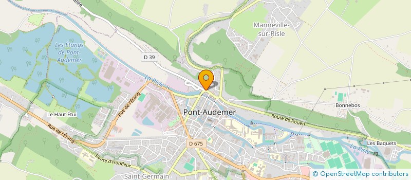 localisation de l'entreprise MADAME CAMILLE FOUTEL à PONT-AUDEMER