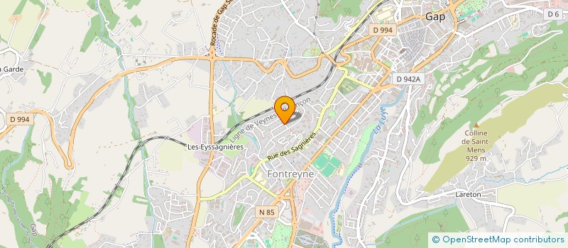 localisation de l'entreprise MADAME CAMILLE FRABOULET  LA BATIE-VIEILLE