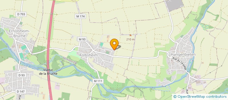 localisation de l'entreprise MADAME CAMILLE FRANC  KOLBSHEIM