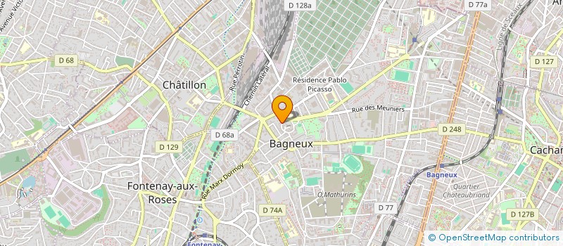 localisation de l'entreprise MADAME CAMILLE FRANCOIS à BAGNEUX