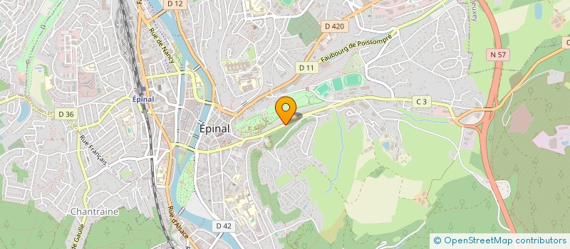 localisation de l'entreprise MADAME CAMILLE FRANCOIS  EPINAL