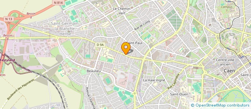 localisation de l'entreprise MADAME CAMILLE FREMONT à CAEN