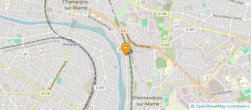 localisation de l'entreprise MADAME CAMILLE FREMONT à CHAMPIGNY-SUR-MARNE