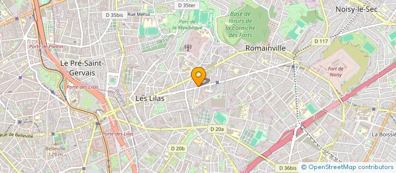 localisation de l'entreprise MADAME CAMILLE FRILLEY  LES LILAS