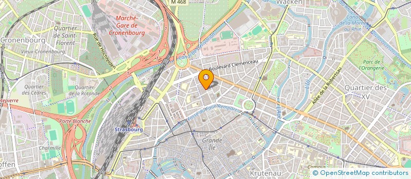 localisation de l'entreprise MADAME CAMILLE FROEHLINGER à STRASBOURG