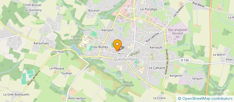 localisation de l'entreprise MADAME CAMILLE FROIDURE  QUESTEMBERT